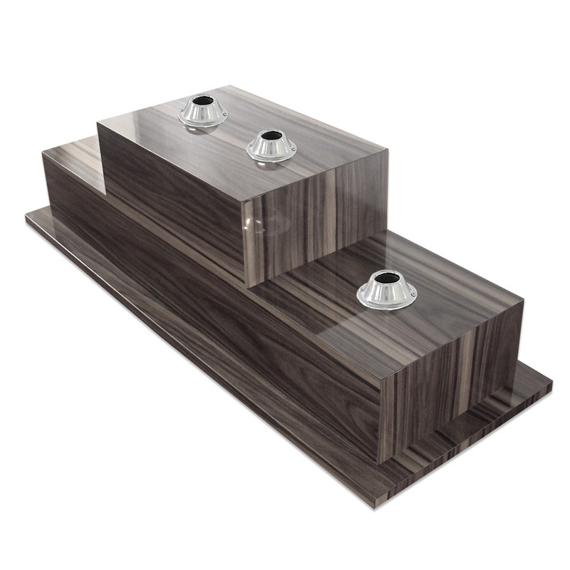 Base Modular de madeira revestida em f�rmica na cor �frica