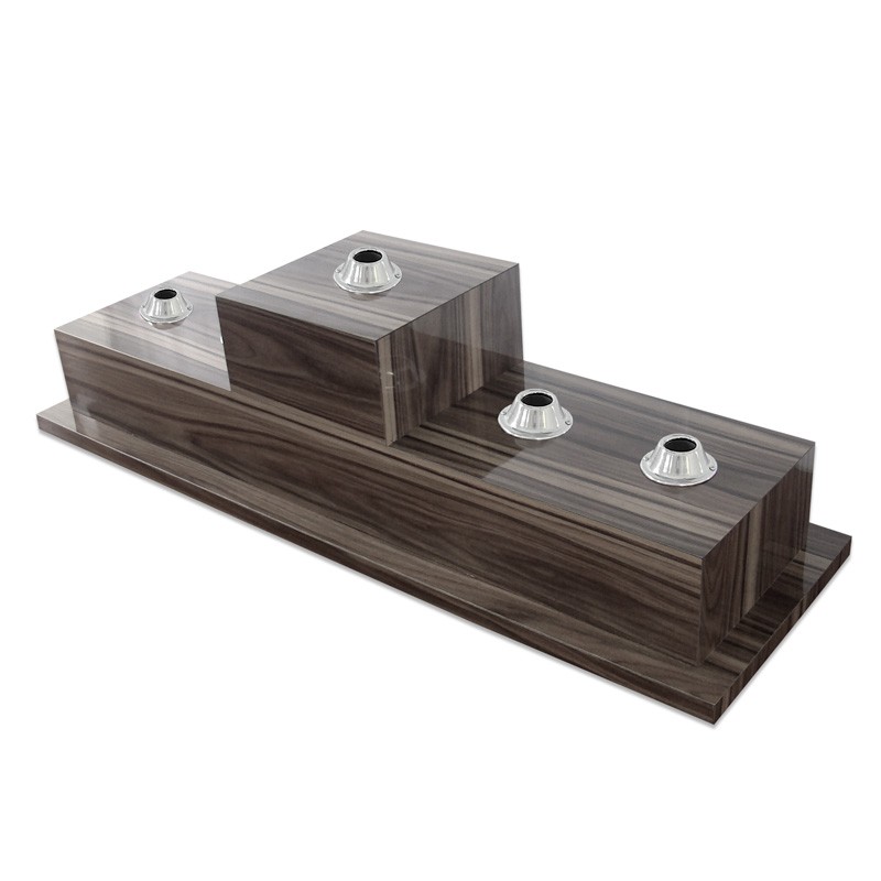 Base Modular de madeira revestida em f�rmica na cor �frica