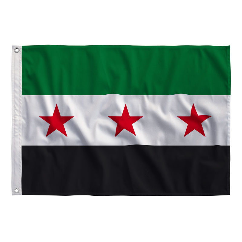 Bandeira Oficial S�ria (Independ�ncia - Oposi��o)