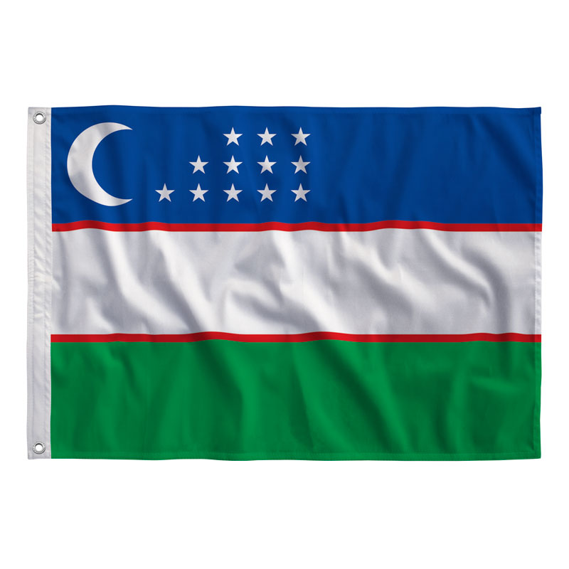 Bandeira Uzbequistão